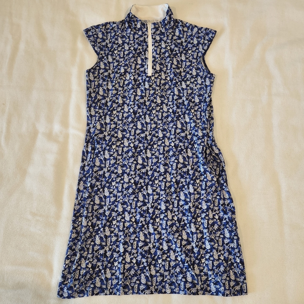 San Soleil SolStyle COOL UV50 UPF 50+ Sun Protect Golf/Touring Dress Size Small
